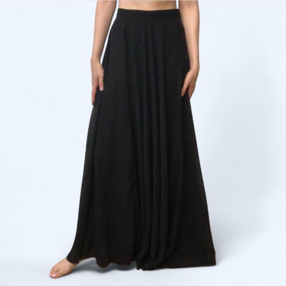 Chicwish Black Maxi Skirt Size S